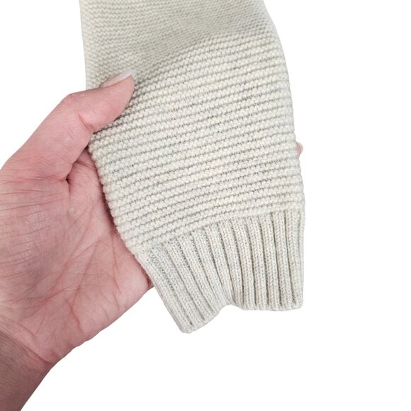 Wilfred Aritzia Knit Light Cream Off White Merino Wool Sweater Sz S - Picture 3 of 7